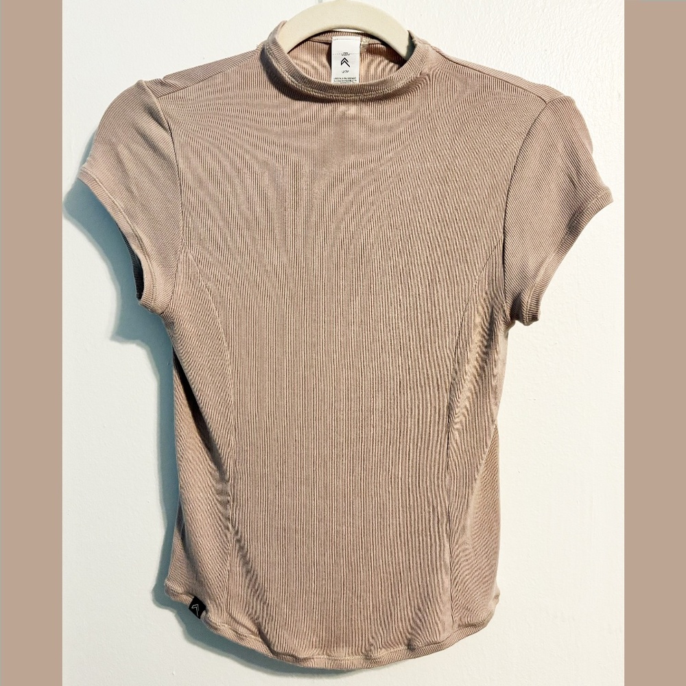 Tan Activewear Top | Size UK M